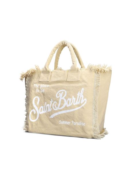 Borsa Mc2 Saint Barth Vanity beige canvas frange MC2 SAINT BARTH | Borse | VANITY00023H11